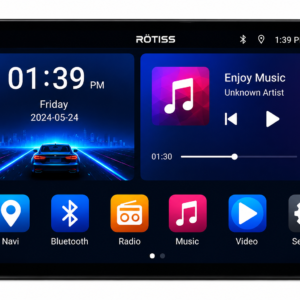 9" Universal | Rotiss | 2GB+32GB WiFi Quad-Core Wireless CarPlay Stereo