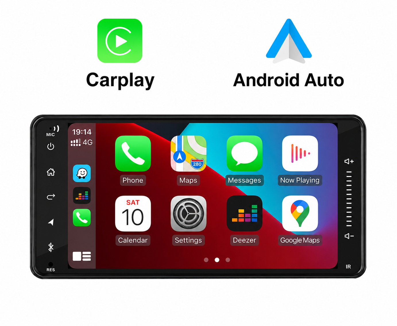 7" Toyota Size | F133 | Car Stereo with Wireless Apple CarPlay & Android Auto - Image 3